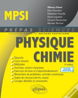 Capa do artigo Physique-Chimie Mpsi - Programme 2021