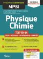 Physique-Chimie Mpsi : Tout-En-Un ; Cours, Synthèse, Méthodes Déaillées, Exercices Corrigés ; Conforme À La Réforme 2021 - Preview