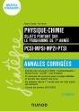 Physique-Chimie ; Pcsi-Mpsi-Mp2i-Ptsi ; Sujets Portant Sur Le Programme De 1re Année ; Annales Corrigées (2e Édition) - Preview