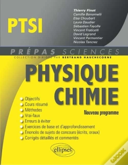 Capa do artigo Physique Chimie Ptsi Conforme Au Nouveau Programme 2013