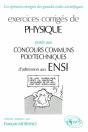 Physique Ensi 1990-1994 - Exercices Corrigés - Preview