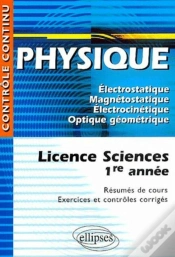 Capa do artigo Physique - Licence Sciences 1re Année