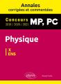Physique Mp, Pc. Annales Corrigées Et Commentées 2019/2020/2021. Concours X/Ens - Preview