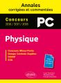Physique Pc - Annales Corrigées Et Commentées - Concours 2016/2017/2018 - Preview