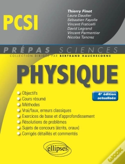 Capa do artigo Physique Pcsi - 4e Édition Actualisée
