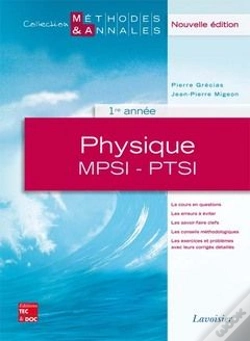 Capa do artigo Physique ; Physique ; Mpsi, Ptsi ; 1re Année