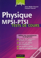 Physique Tests De Cours Mpsi-Ptsi