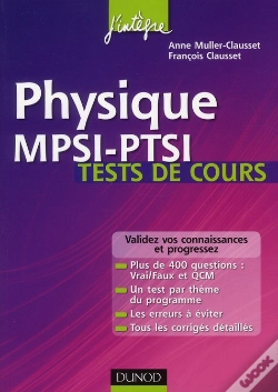 Capa do artigo Physique Tests De Cours Mpsi-Ptsi