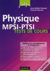 Capa do artigo Physique Tests De Cours Mpsi-Ptsi