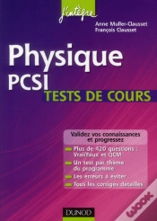 Capa do artigo Physique Tests De Cours Pcsi