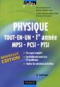 Physique Tout-En-Un ; 1ère Année Mpsi/Pcsi/Ptsi (3e Édition) - Preview