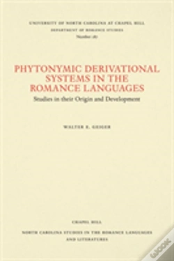 Capa do artigo Phytonymic Derivational Systems In The Romance Languages