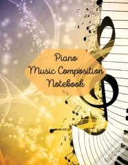 Piano Music Composition Notebook