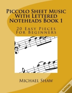 Capa do artigo Piccolo Sheet Music With Lettered Noteheads Book 1