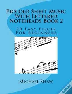Capa do artigo Piccolo Sheet Music With Lettered Noteheads Book 2