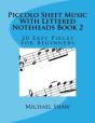 Piccolo Sheet Music With Lettered Noteheads Book 2 - Preview