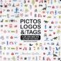 Pictos, Logos Et Autres Tags Au Point De Croix - Preview