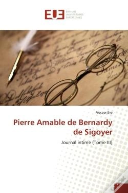 Capa do artigo Pierre Amable De Bernardy De Sigoyer - Journal Intime (Tome Iii)