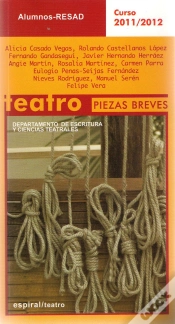 Capa do artigo Piezas Breves, Alumnos Resad Cursos 2011/2012