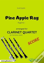Capa do artigo Pine Apple Rag - Clarinet Quartet Score
