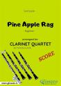 Pine Apple Rag - Clarinet Quartet Score - Preview