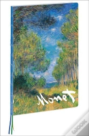 Capa do artigo Pine Tree Path : Claude Monet A4 Notebook /Anglais