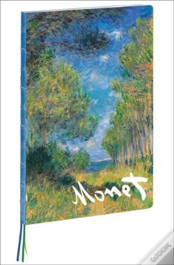 Capa do artigo Pine Tree Path : Claude Monet A4 Notebook /Anglais