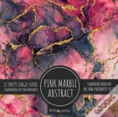 Pink Marble Abstract Scrapbook Paper Pad