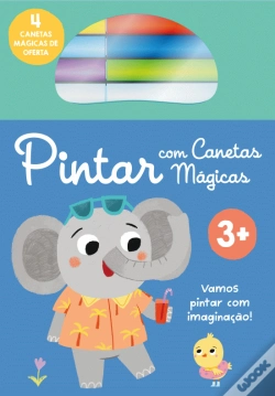 Capa do artigo Pintar com Canetas Mágicas - Elefante 3+