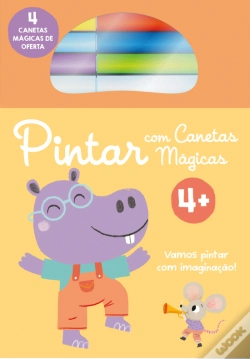 Capa do artigo Pintar com Canetas Mágicas - Hipopotamo 4+
