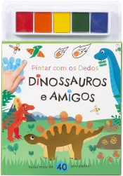 Capa do artigo Pintar com os Dedos - Dinossauros e amigos