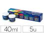 Pintura de dedos Pelikan 40 ml. Caixa de 5 cores sortidas - Preview