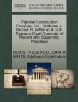 Pipeline Construction Company, Inc., Petitioner, V. Samuel H. Jaffee Et Al. U.S. Supreme Court Transcript Of Record With Supporting Pleadings - Preview