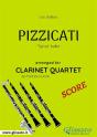 Pizzicati - Clarinet Quartet Score - Preview