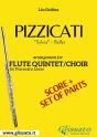 Pizzicati - Flute Quintet/Choir Score & Parts - Preview
