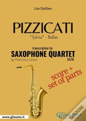 Capa do artigo Pizzicati - Saxophone Quartet Score & Parts