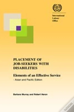 Capa do artigo Placement Of Job-Seekers With Disabilities. Elements Of An Effective Service - Asian And Pacific Edition
