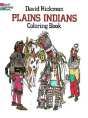 Plains Indians Colouring Book - Preview