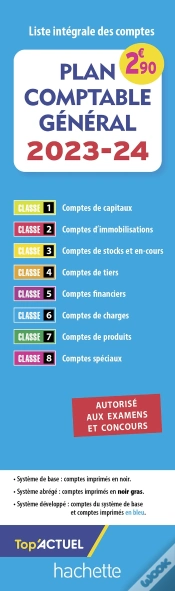 Capa do artigo Plan Comptable 2023 - 2024 (Autorise Aux Examens Et Concours)