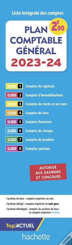 Capa do artigo Plan Comptable 2023 - 2024 (Autorise Aux Examens Et Concours)
