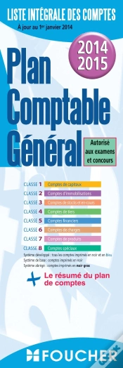 Capa do artigo Plan Comptable General 2014-2015