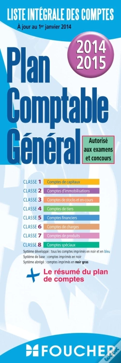Capa do artigo Plan Comptable General 2014-2015