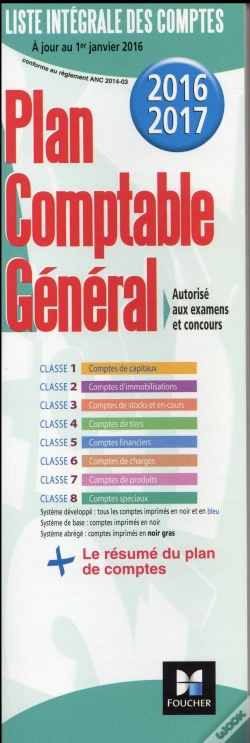 Capa do artigo Plan Comptable General 2016-2017