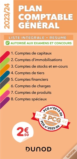 Capa do artigo Plan Comptable General 2023/24 - Liste Integrale Des Comptes
