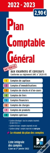 Capa do artigo Plan Comptable General - Pcg - 2022-2023