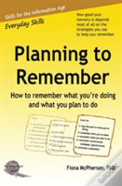 Capa do artigo Planning To Remember