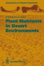 Plant Nutrients In Desert Environments - Preview