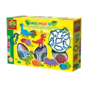 Capa do artigo Plasticina Mega Set Dinossauros Com Formas Ses Dough 00503