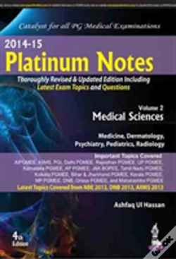 Capa do artigo Platinum Notes : Medical Sciences