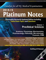 Platinum Notes : Preclinical Sciences